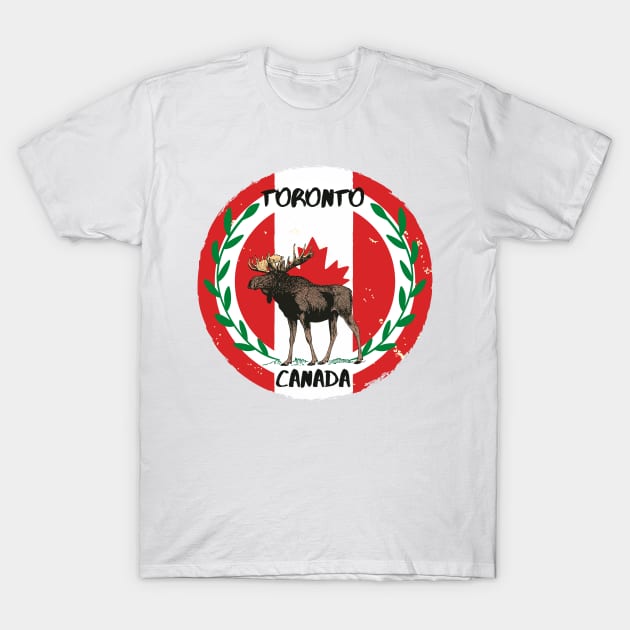 Toronto Canada moose T-Shirt by Gulldio